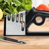 Четыре в одном быстродействующая точилка ручной многофункциональный инструмент для заточки ножей лезвие из нержавеющей стали кухонные принадлежности