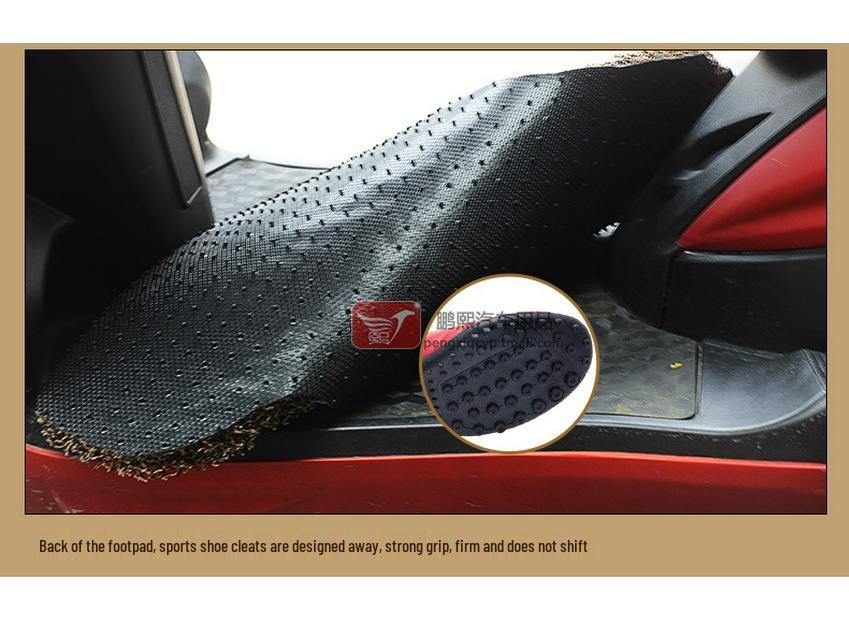 Daikin Niu Нескользящие Водонепроницаемые Коврики для Ног Электромобиля - Имитация Теленка Огненный Кот