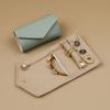 Solid Color PU Jewelry Display Bag Jewelry Display Earring Organizer Necklace Ring Bag  Travel