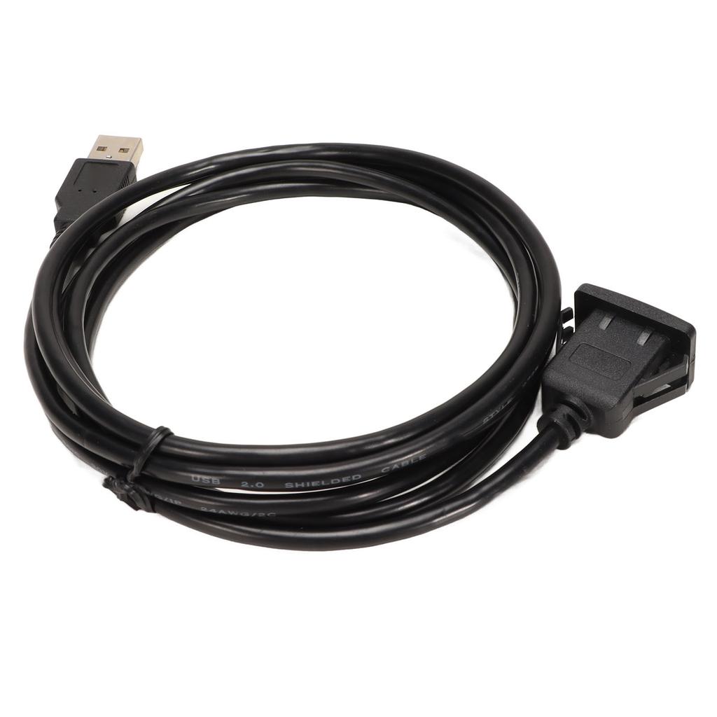 Автомобильный USB 2.0 удлинительный кабель для встраиваемой установки, водонепроницаемый ПВХ удлинительный кабель для приборной панели автомобиля