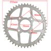 520 45T Rear Sprocket 58mm 4 Hole Back Chain Disc For Motorcycle Honda Yamaha ATV Quad Mini Dirt Pit Bike Buggy Go Kart Motor