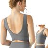 Siomlana Sports Tank Yoga Sports with Open Back Women's Bra, Top, Wear, Camisole, Camisole, Non-Slip, Cups,