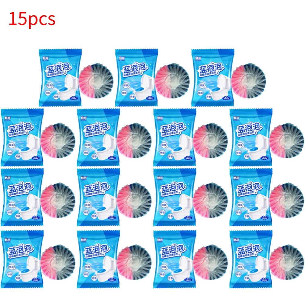 Toilet Tank Cleaners Drain Tank Rose Fragrance Tablet Freshener Deodorization Stain Remover Bathroom Agent Lasting Freshness