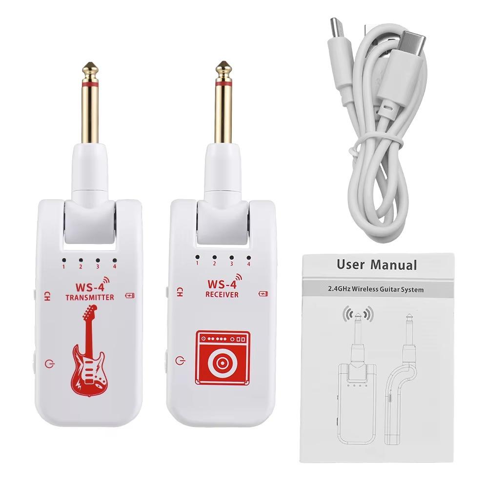 2.4G A8 Wireless Guitar Receiver Set Rotatable Wireless Guitar Adapter Set Wireless Guitar