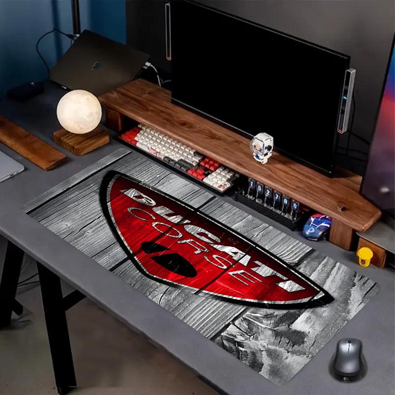 Ducati motorcycle Print Mouse Pad, Anti‑Slip Desktop keyboard Mat, for PC Laptop Gaming Working Daily Use, Cool Festival Birthday Gift