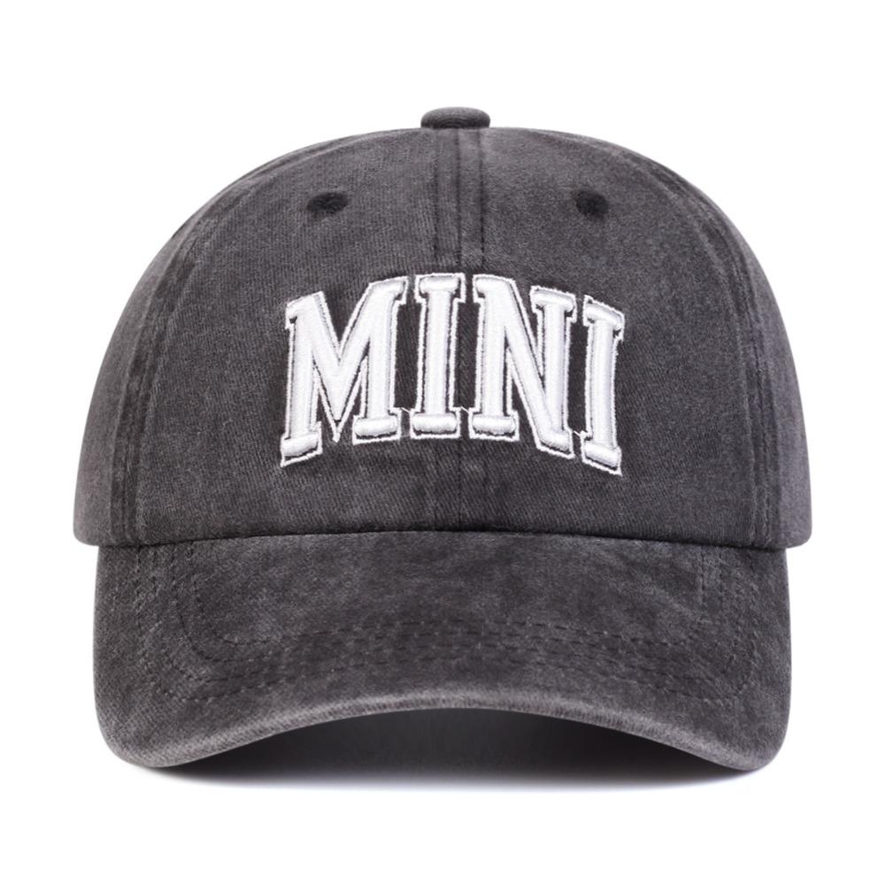 Модные washed cotton MAMA MINI вышитые кепки Винтажные дышащие для родителей и унисекс Бейсболки Регулируемые спортивные козырьки Кепка