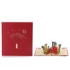 3D Pop Up New Year Greeting Card Handmade Three-dimensional Thank You Card Paper Carving Hollow Carved Blessing Card