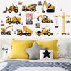 Tractor Engineering Car Pattern Children Room Decoration Cute Kindergarten Wall Decoration Stickers