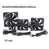 5V USB 4CM 5CM 120x120x25mm 80x80x25mm 5010 9025 erkak quvvatli sovutish korpusi fani 8cm 12cm qabul qilgich DVR router uchun