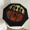 1pc Forest Reflection Themed Umbrella for Men & Women, Valentine's Day Christmas Decorative Umbrell052