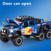Масштаб 1/28 Ford Raptor F150, литая под давлением модель автомобиля, игрушечный автомобиль с откатным механизмом, звуком и светом для детей, коллекция подарков для мальчиков и девочек