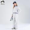 Вязаный спортивный костюм для девочек Betty с воротником-стойкой