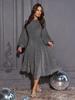 Fitted Dress with Shiny Lurex ISSA PLUS