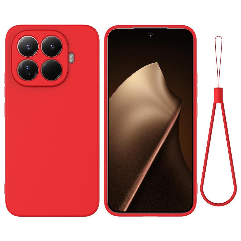 Совместимый с Xiaomi 17T, противоударный чехол из жидкого силикона, приятный для кожи; Также подходит для Xiaomi 15.