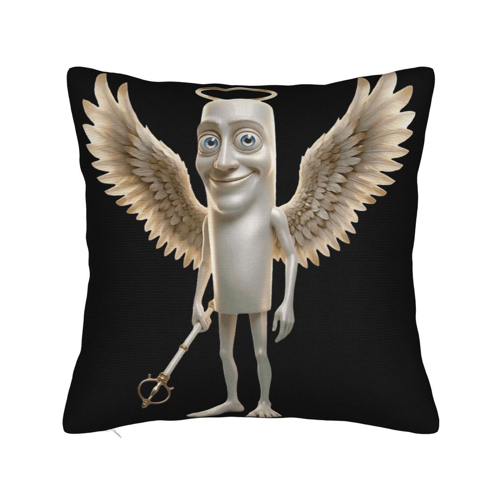 Tung Tung Tung Sahur Funny Meme Pillow Case  Graphic Pillow Cover For Wedding Party Home Decor Cute Funny Pillowcases