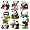 Lovely Panda Micro Building Blocks Kawaii Zoo Animal Educational Decoration Toys Exercise Hands-on Ability for Kids