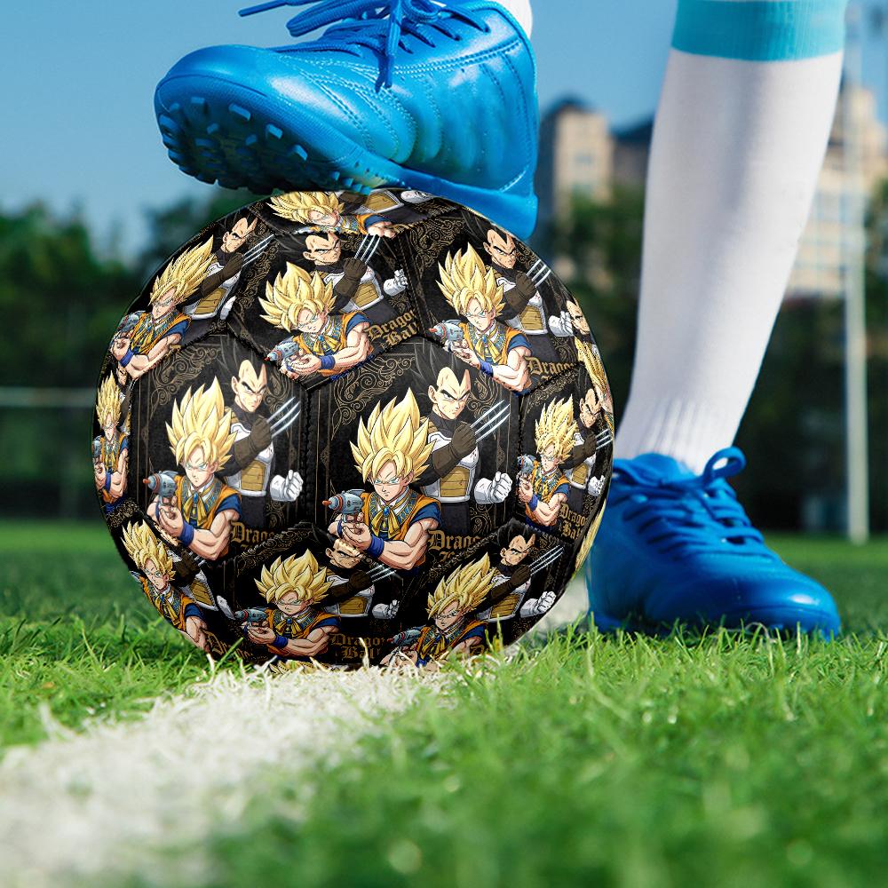 1pc Dragon Ball Z Football Soccer Ball Size 5 Indoor Soccer Ball Fashion Colorful Backyard Game -Great For Sports Fans Gift HE58