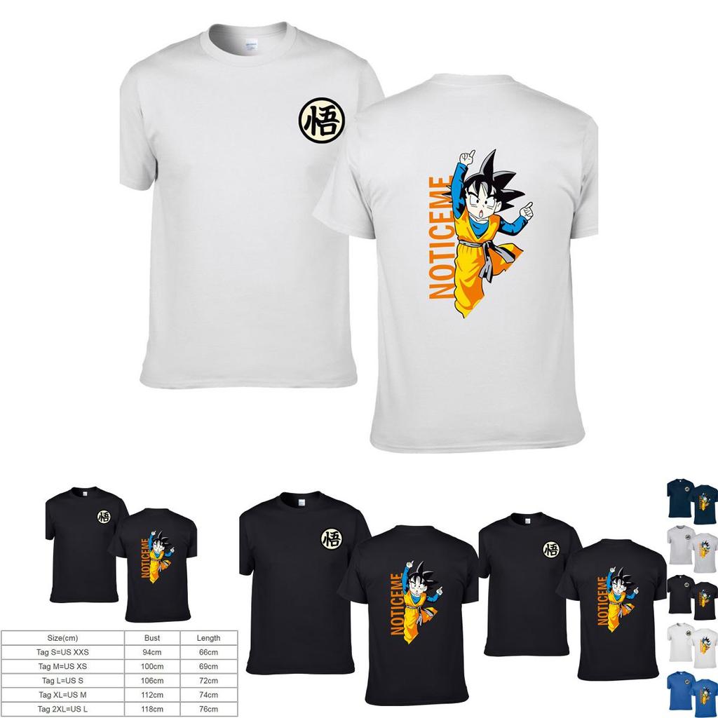 Anime Dragon Ball Z Goku Short Sleeve T-shirt With Premium Cotton Blend Material