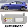 Windscreen Accessory Gray Plastic Front Right Sunvisor with Mirror Compatible with Multiple Models from 2013 to 2025
