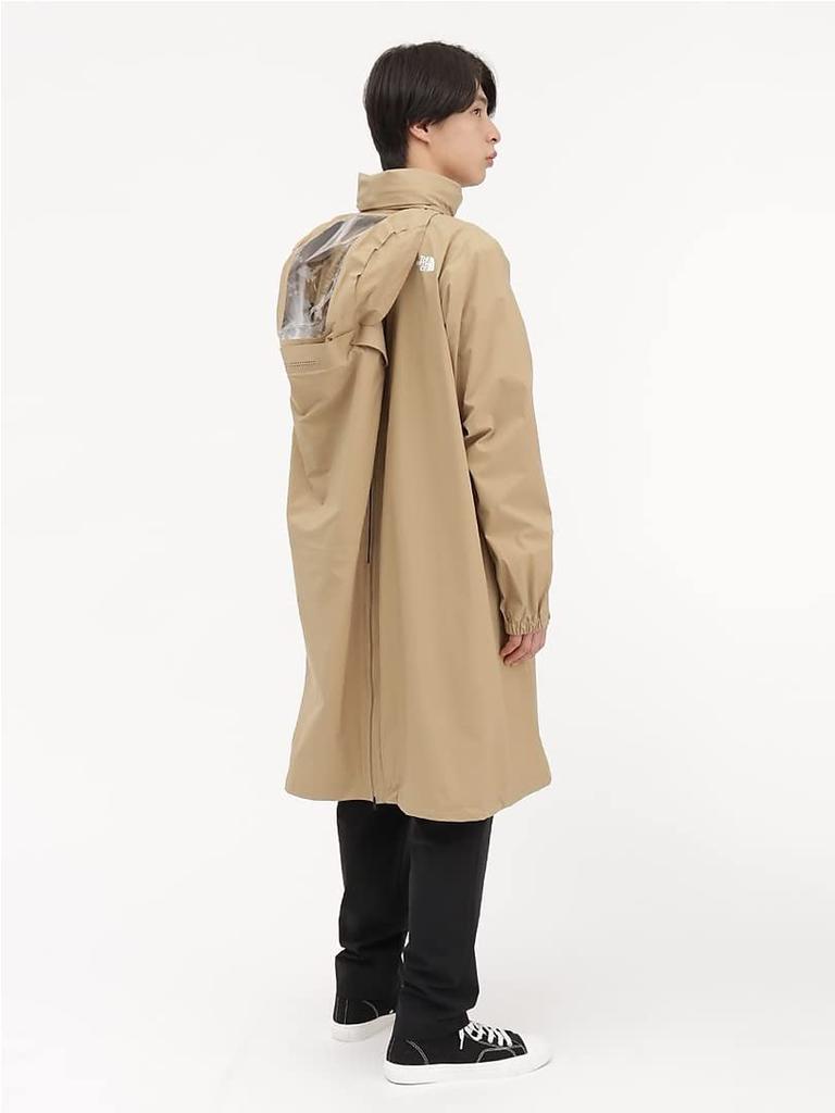 North Maternity Picka Pack Baby Cover L [The Face] Дождевик, унисекс, водонепроницаемый, дышащий, Connection, черный,