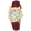 [Arias] Analog Amalfidia Waterproof Leather Strap Cat White Dial WW20026A-160 Women's Red
