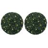 VidaXL Artificial Boxwood Balls with LED Lights 2 Pcs Green 52 Cm, Artificial Topiary Ball, Topiary Ball 3335897