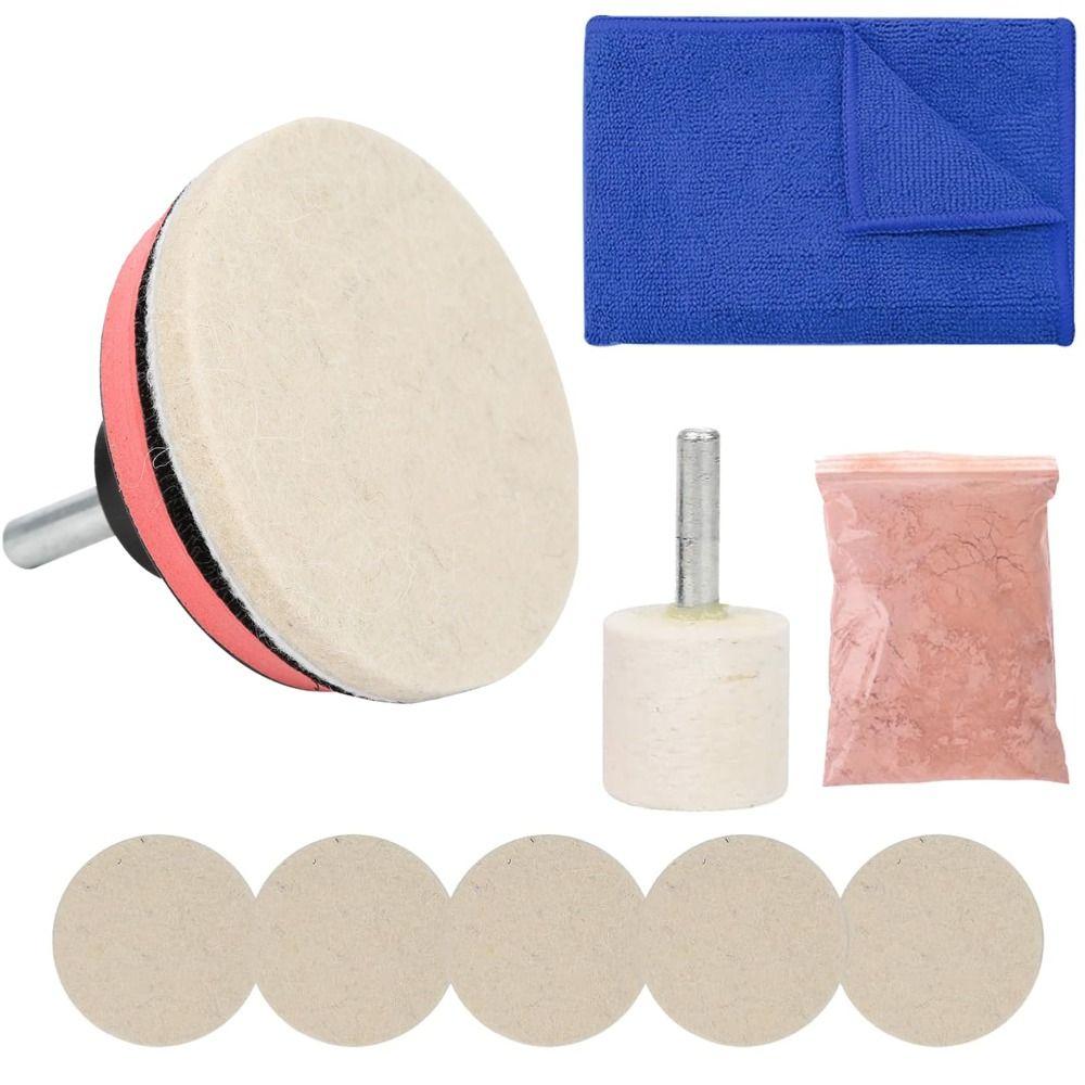 1 Set Restoration Car Glass Polishing Kit Windshield Scratch Remove Kit Car Windshield