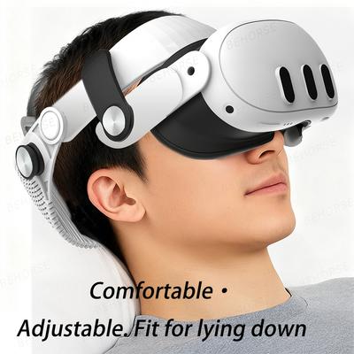 Ремешок для головы для Meta Quest 3/Quest 3S VR Light Регулируемый Удобный Мягкий Наголовник Elite Strap Для Quest 3S/3 VR Аксессуары