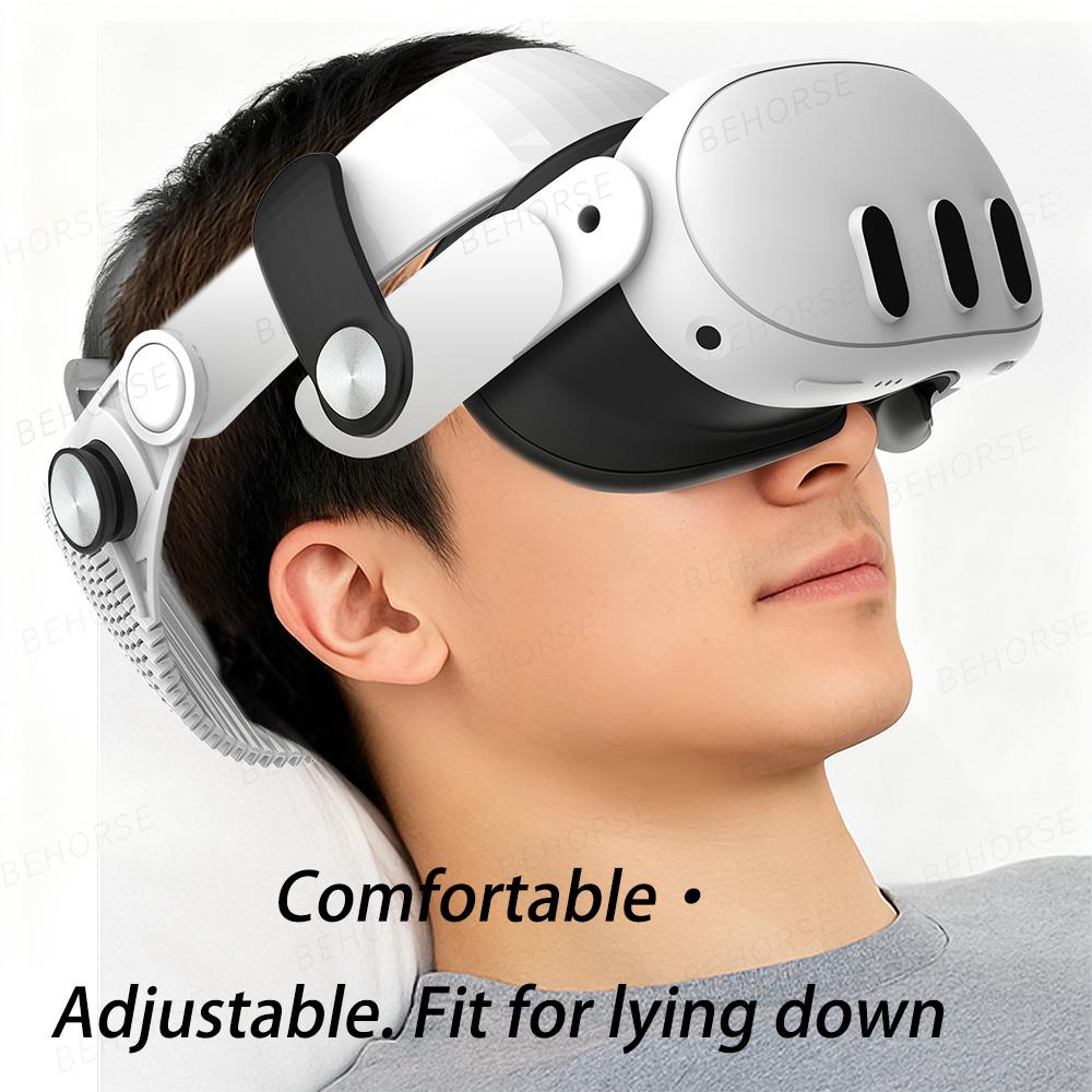 Ремешок для головы для Meta Quest 3/Quest 3S VR Light Регулируемый Удобный Мягкий Наголовник Elite Strap Для Quest 3S/3 VR Аксессуары