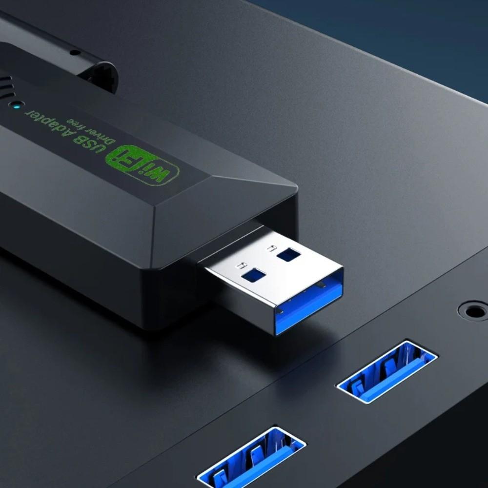 USB Interface 1200Mbps WiFi Dongle 4 Antenna Wireless Network Card High-Speed Internet