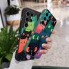 Colorful Cat Phone Case For Samsung Galaxy S25 S24 S23 S22 S21 S20 S10 S10E Ultra Plus FE Note 20 Ultra 10 Plus Cover