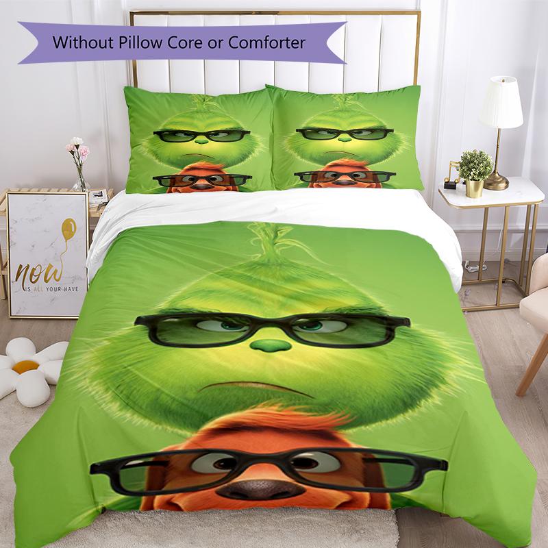 3pcs Freddy Bedding Set Duvet Cover Closure Includes 1 Duvet Cover & 2 Pillowcases, Soft and Comfortable for All Seasons.