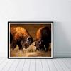 DIY алмазная живопись боевые коровы набор для вышивки крестом мозаика искусство алмазная живопись полный круг/квадратный алмаз украшение дома