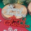 10Pcs/Box Christmas Hanging Decor Merry Xmas Decoration for New Year 2025 Navidad Ornament Cake Party Home Room Decor Scrapbook