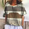 Plus Size Summer Plaid T Shirt for Women O Neck Casual Sweatshirt New Tees Harajuku Clothing Loose Short Sleeve Blouse Female Fashion Tops