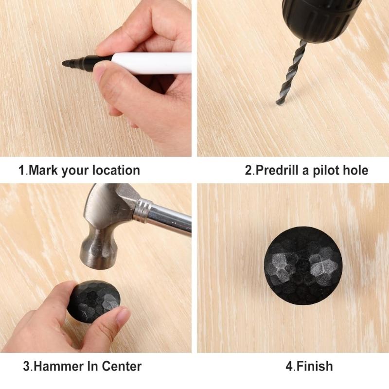 10Pcs Antique Clavos Fasteners Decorative Iron Nails Upholstery Tacks For Wooden Doors Furniture And Wall Decoration