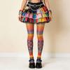 Elastic Rainbow Pantyhose Seamless Gradient Color Tights Sweet Colorful Stripes Stockings  Cosplay