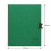 Maruman Sketchbook F6 Watercolor Medium 15 Medium Green Cover Vif-Art Paper, Grain, Sheets, S26VA, Grain,