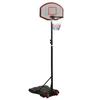 VidaXL Basketball Stand Black 216-250 Cm Polyethylene 93656