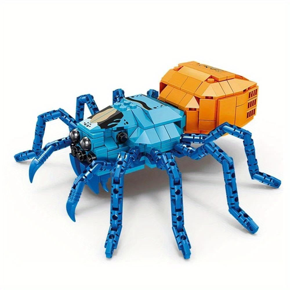 Набор Строительных Блоков Игрушечные Насекомые 1 Пакет Фигурки Животных Скорпион Паук Трилобиты Модель Образовательные Игрушки для Детей с Сумкой