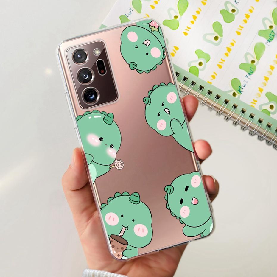 Чехол для Samsung Galaxy Note 20 Ultra 5G Note20 Милый Цветочный Кот Расписной Мягкий Силиконовый ТПУ Чехол для Samsung Note 20 20Ultra