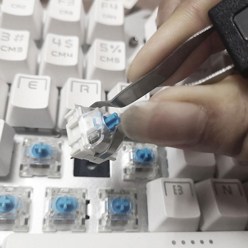 Новый Многоцелевой Металлический Механический Клавиатурный Съемник Колпачков Клавиш Универсальный Съемник Ножек Клавиш Экстрактор Кнопок Аксессуары для Клавиатур