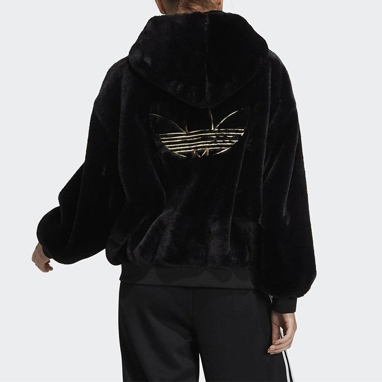 Women's Jacket Adidas Originals FUR Jacket Women's Black