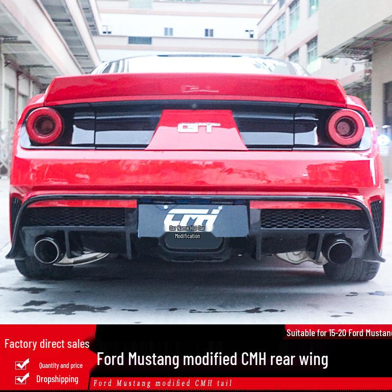 Carbon Fiber Rear Spoiler Wing for 2015-2020 Ford Mustang Trunk Lid