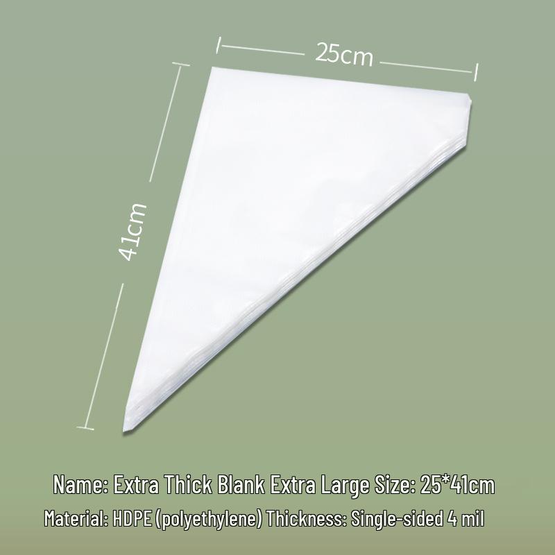 Food Grade Thickened Disposable Piping Bags for Icing, Cake Decorating, and Baby Food