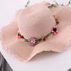 Fishing Cap Beachside Sun Hat Sunscreen Summer Beach Hat Casual Flower Lafite Straw Hat  Climbing