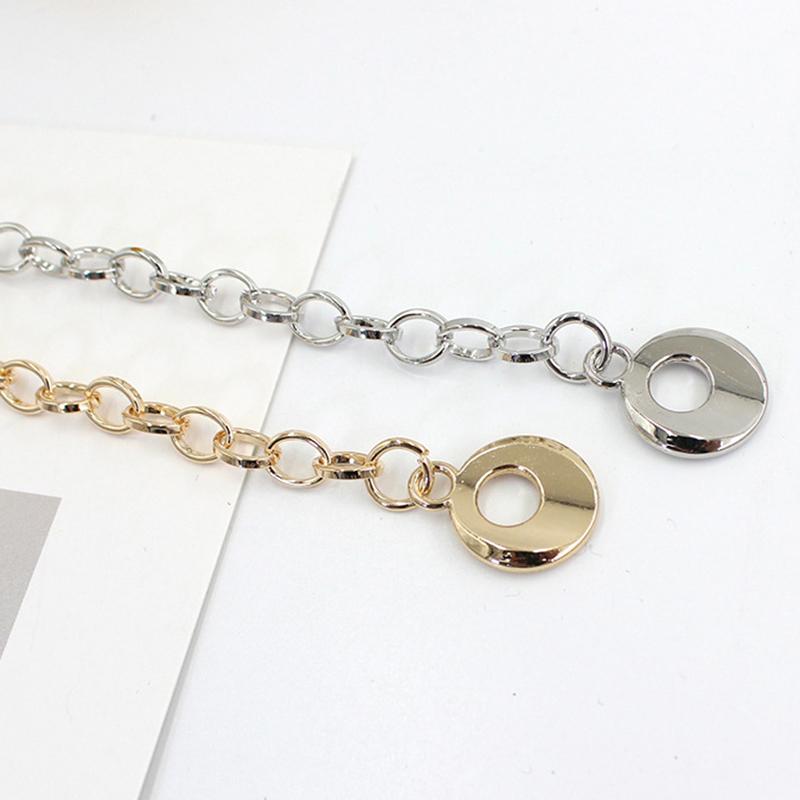 Квадратный пояс на талии с украшением костюма классической рубашки Регулируемая цепочка на талию