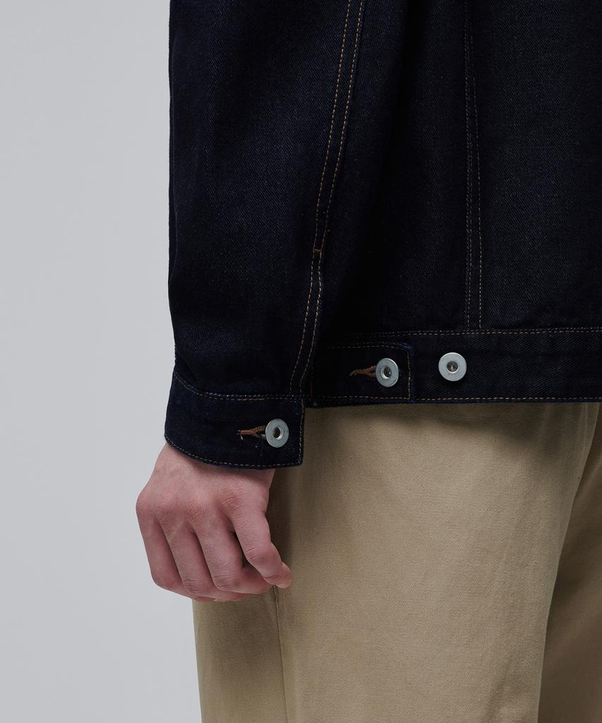 Musinsa Standard Relaxed Denim Trucker Jacket [Deep Indigo]