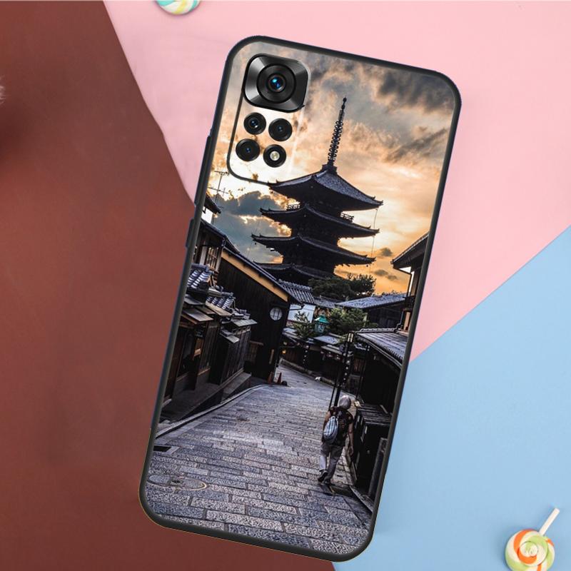 Японский храм Киото Чехол для Xiaomi Redmi Note 13 Pro 14 12 11 9 10 9S 10S 11S 12S Redmi 14C 10C 12C 13C Чехол