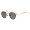 Women's Sunglasses, Men's and Women's Retro Sunglasses, Metal Round Frame Sunglasses.